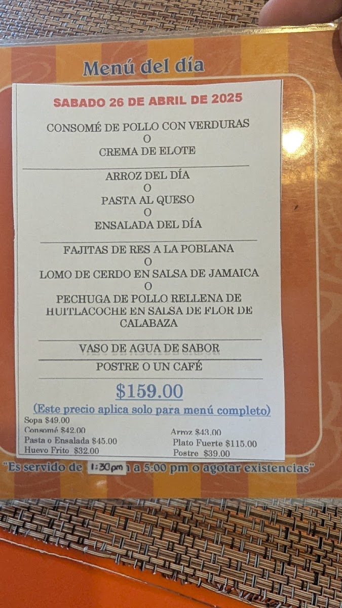 Meson Garibaldi Menu - Image 3